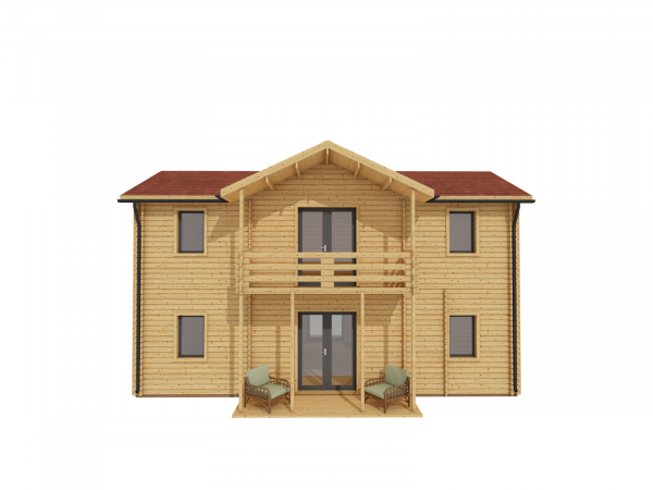 Casa in legno coibentata GILDA, 98 m²