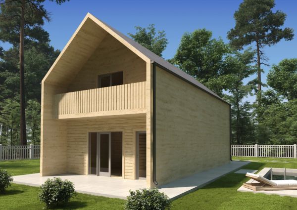 Casa in legno coibentata PENELOPE, 98 m²