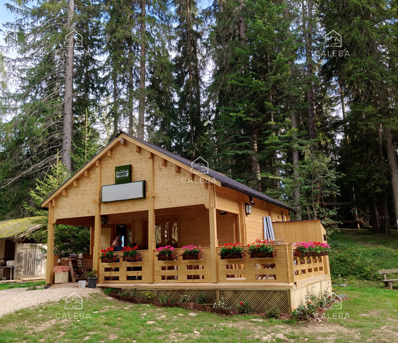 casa prefabbricata in legno coibentata caleba