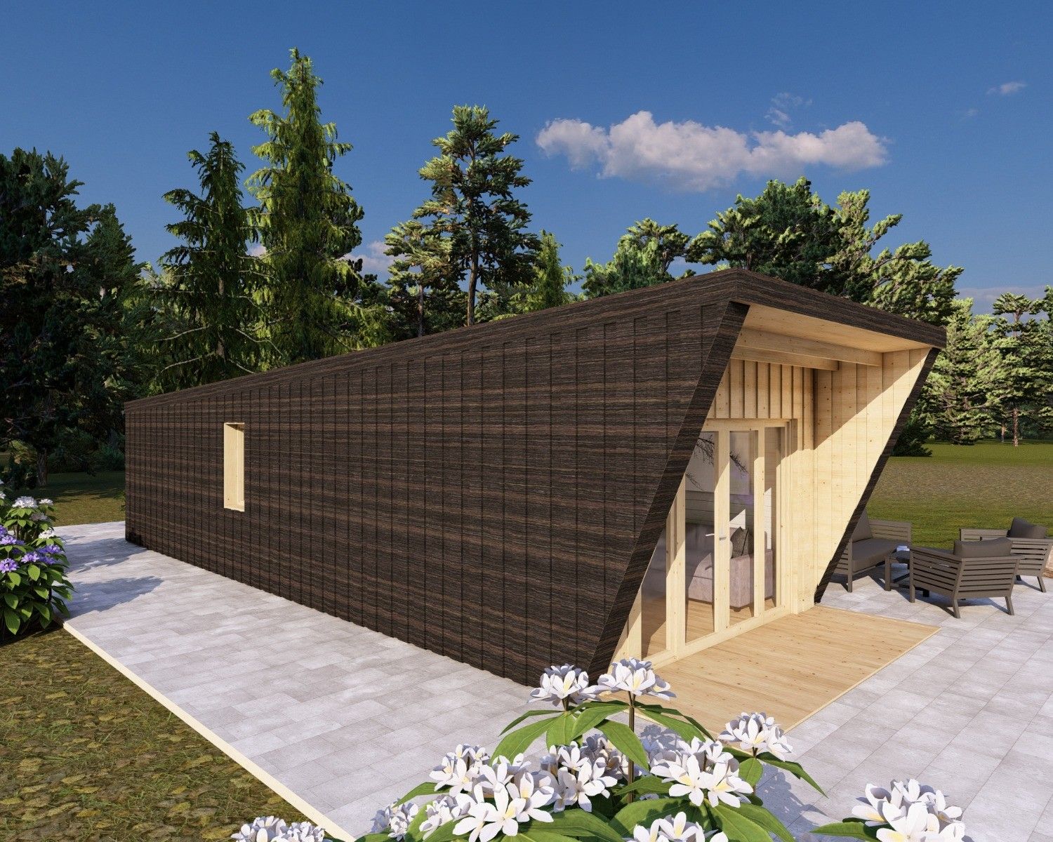 bungalow in legno